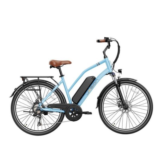 Bicicleta eléctrica Jasion CB1 500W 27,5" batería 36V 12,5Ah azul