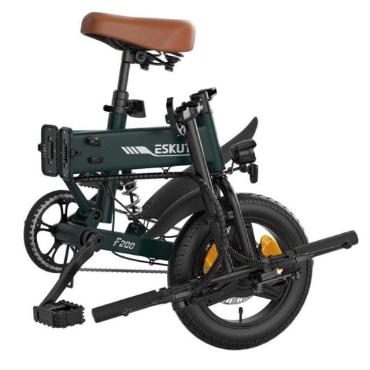 Bicicletta elettrica Eskute F200 250W 36V 7.8Ah Pieghevole Verde