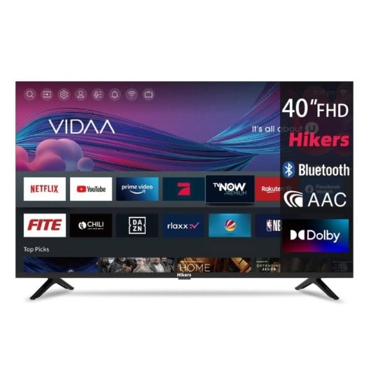 Téléviseur Hikers 40Z1 40'' FHD Android Dolby Atmos Noir