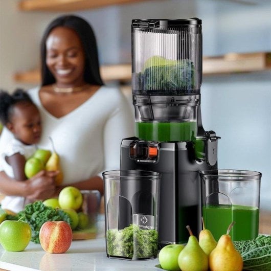 Exprimidor LINKChef SJ-052-EU-BL 250W 1,8L Prensado en Frío Manos Libres