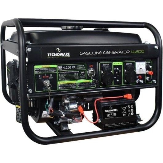 Gerador Tecnoware H-Greengine Hi-Power 4200 VA Gasolina Arranque Elétrico Manual
