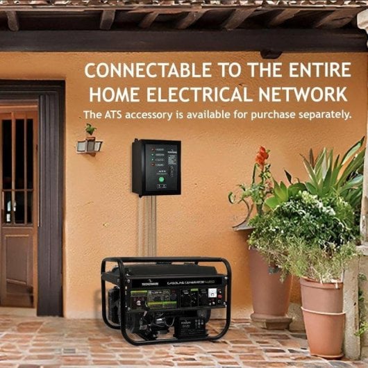 Gerador Tecnoware H-Greengine Hi-Power 4200 VA Gasolina Arranque Elétrico Manual