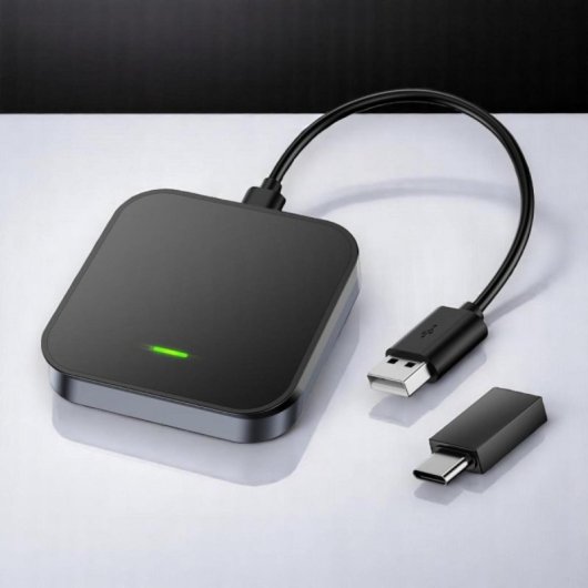 Adaptateur CarPlay Sans Fil Générique WiFi 5GHz Plug and Play Ultra Compact