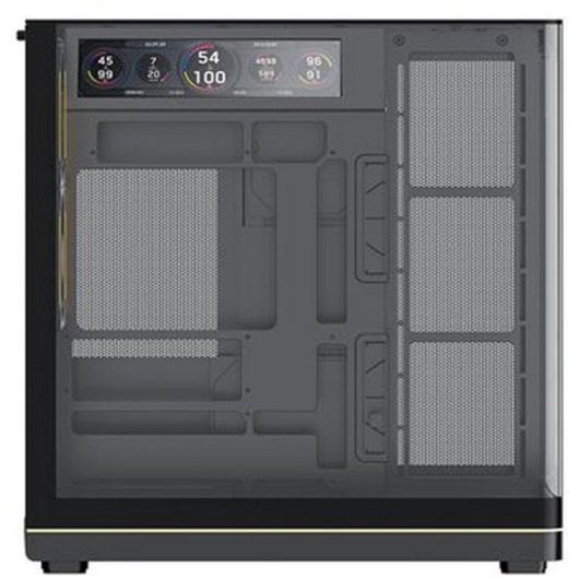Torre ATX Forgeon VISION LCD ARGB Nero schermo 9,16'' USB-C vetro curvo