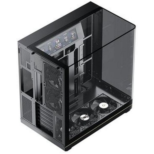 Torre ATX Forgeon VISION LCD ARGB Nero schermo 9,16'' USB-C vetro curvo