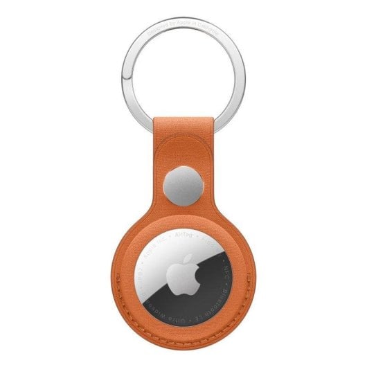 Porte-clés Apple MGFY4ZM/A Microtwill Acier Inoxydable Fox Orange AirTag