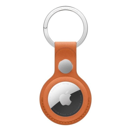 Porte-clés Apple MGFY4ZM/A Microtwill Acier Inoxydable Fox Orange AirTag