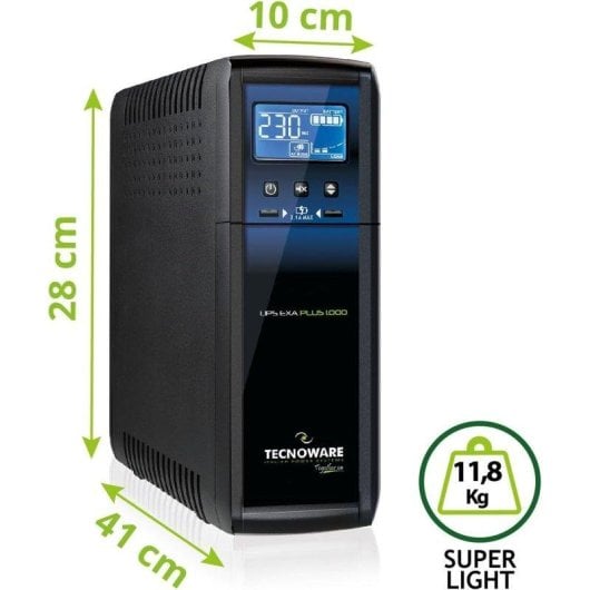 Sai Tecnoware 1500VA Bateria de Chumbo-Ácido 20 Minutos AVR Plus 8 Saídas USB