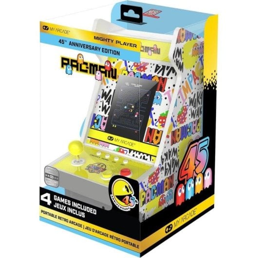 DreamGear Mighty Player Pac-Man Retro Não especificado Não especificado Edição limitada Tela 3.5" Amarelo