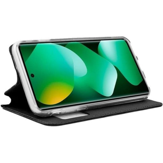 Funda para móvil Cool Flip Cover Solapa Polipiel Negra Antigolpes para Xiaomi Redmi Note 15