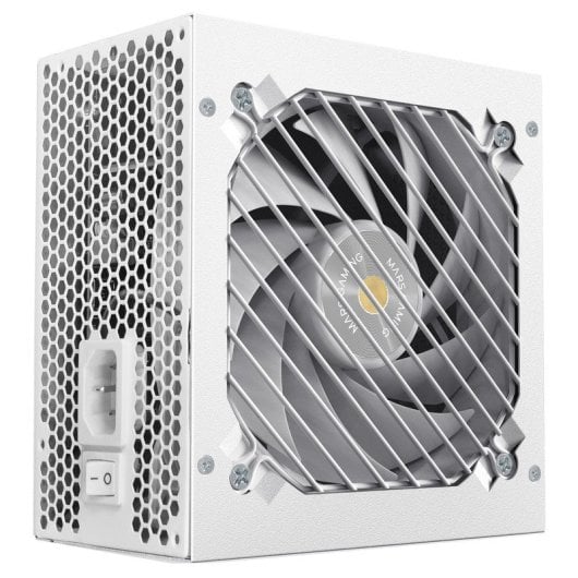 Mars Gaming Mpb750psi Fuente Alimentación 750w Atx 3.1 Pcie 5.1 80 Plus Gold Blanco