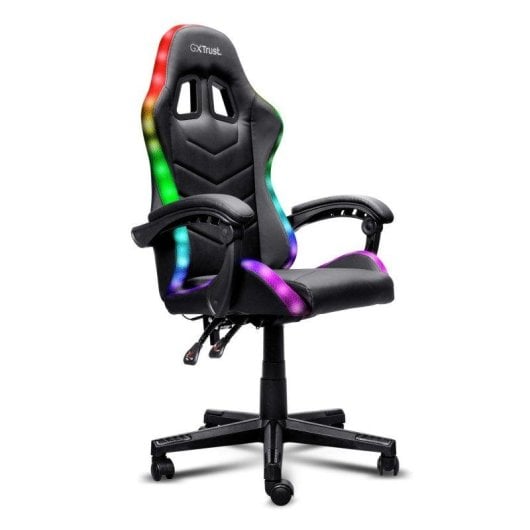Chaise gaming Trust GXT704 RONIQ RGB, dossier réglable, 110 kg, éclairage LED