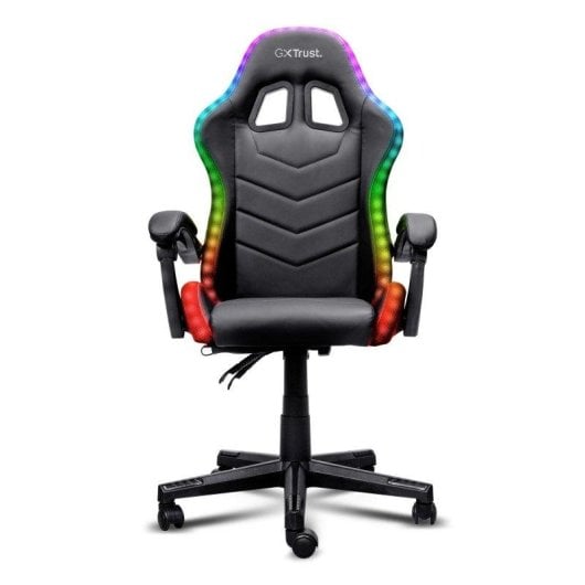 Chaise gaming Trust GXT704 RONIQ RGB, dossier réglable, 110 kg, éclairage LED