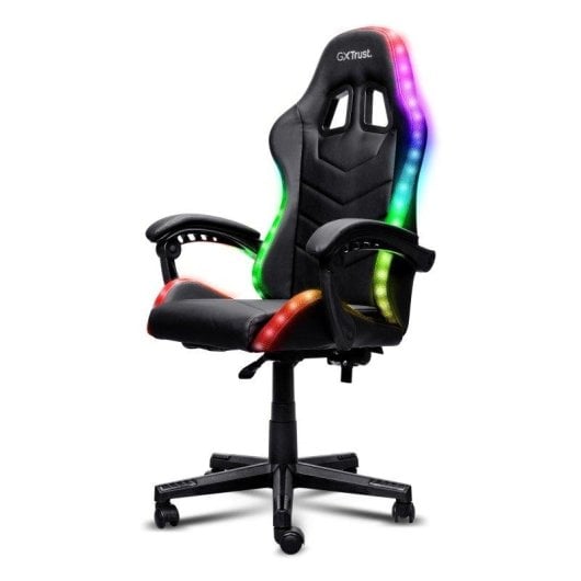 Chaise gaming Trust GXT704 RONIQ RGB, dossier réglable, 110 kg, éclairage LED