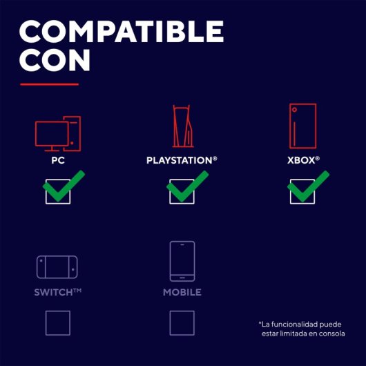 Teclado Trust GXT 872 Xyra mecánico TKL RGB con switches hot-swap y layout español