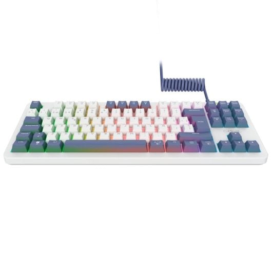 Teclado Trust GXT 872 Xyra mecánico TKL RGB con switches hot-swap y layout español