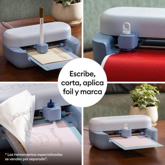 Plotter de corte Cricut Joy 2 Azul Pack Essential portátil Bluetooth