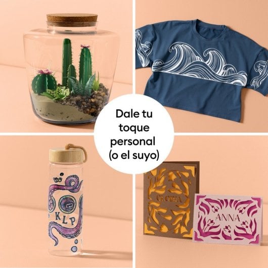 Plotter de corte Cricut Explore 5 Marrón Topo Pack Essential Bluetooth USB-C