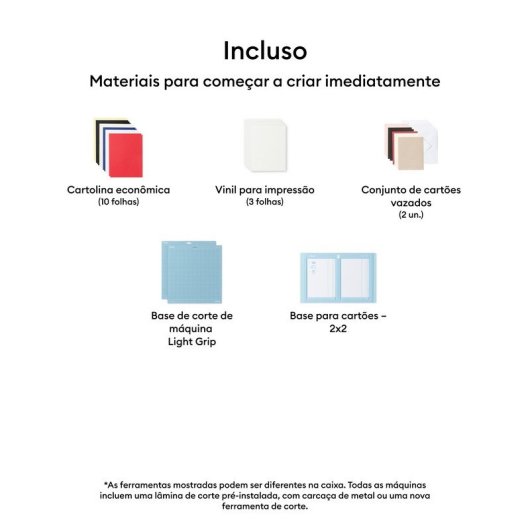 Plotter de Corte Cricut Explore 5 Castanho Taupe Pack Essential Bluetooth USB-C