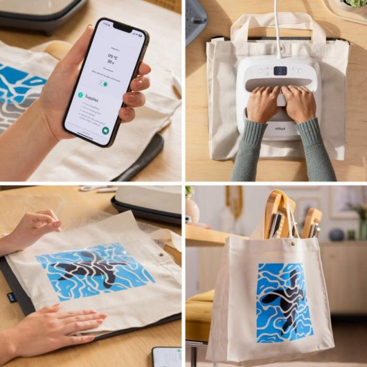 Cricut EasyPress™ SE de 22,9 x 22,9 cm y base de planchado Cricut EasyPress de 30,5 x 30,5 cm