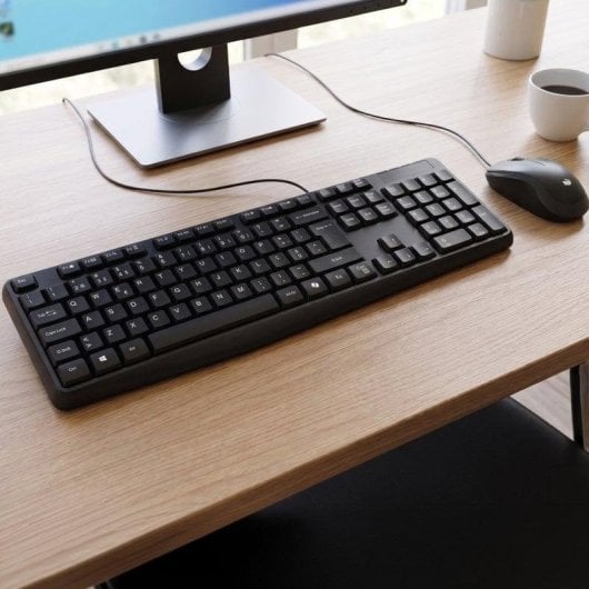 Teclado PcCom Essential MK20 com tecla Copilot Português Preto
