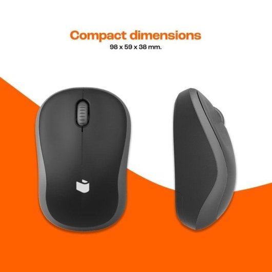 Teclado PcCom Essential MK20 Wireless com tecla Copilot português preto
