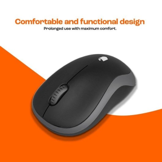 Teclado PcCom Essential MK20 Wireless com tecla Copilot português preto