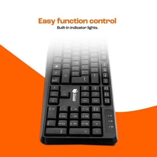Clavier PcCom Essential MK20 Wireless AZERTY avec touche Copilot noir