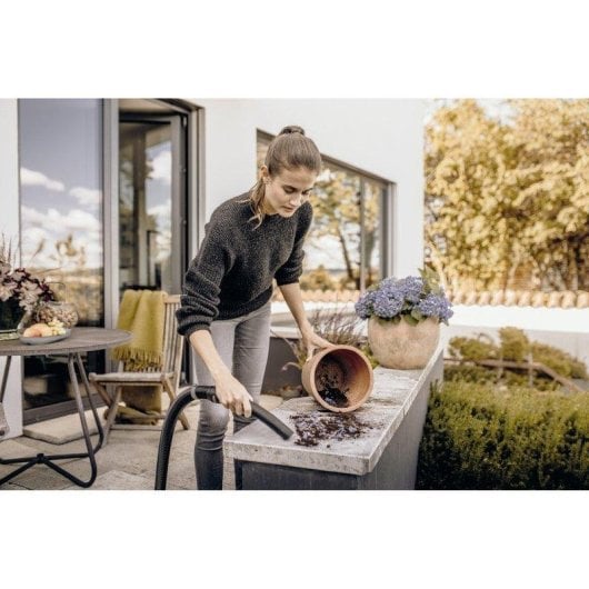 Aspirador Industrial Karcher WD 3 V-15/6/20 1000W Seco e Húmido 15L Filtro Cartucho