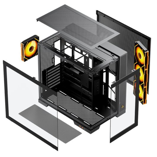 Forgeon Tiberium EVO Torre ATX ARGB Cristal Templado Negra