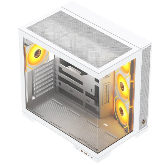 Forgeon Tiberium EVO Torre ATX ARGB Cristal Templado Blanca
