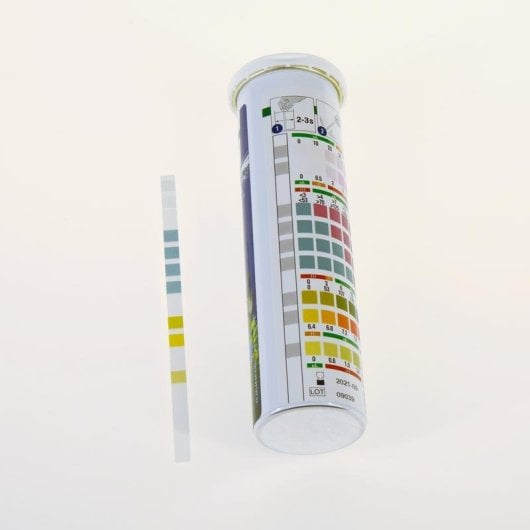 Tira de teste de água JBL ProAquaTest Easy 7in1 para aquários 50 unidades