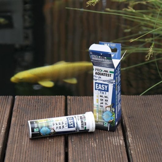 Tira de teste de água JBL ProAquaTest Easy 7in1 para aquários 50 unidades