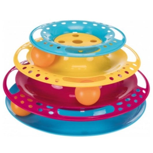 Jogo Interativo TRIXIE Catch the Balls para Gato Multicor Plástico 25 cm