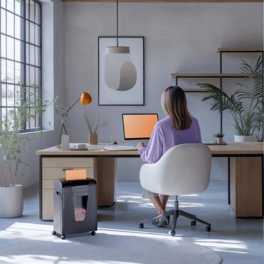 Destructeur de papier Hama Prime M100 micro-coupe 10 feuilles 20 L noir