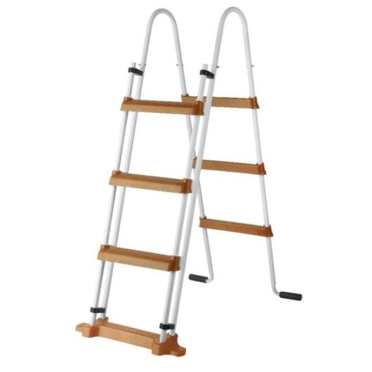 Piscina GRE KIT500W Oval Madeira 14550L Escada Filtro Cobertura