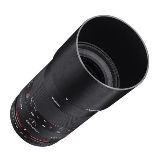 Objetivo Samyang 100mm F2.8 ED UMC Macro Montura Micro Four Thirds Negro