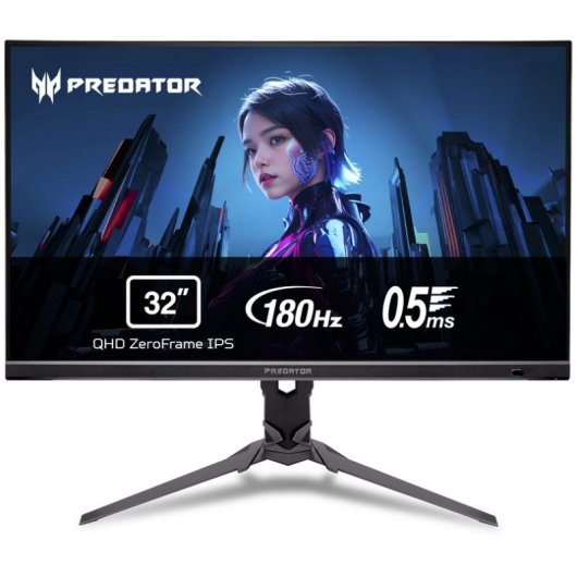 Monitor Acer Predator XB323QUPbmiiprx 31,5" QHD 180Hz IPS FreeSync 0,5ms