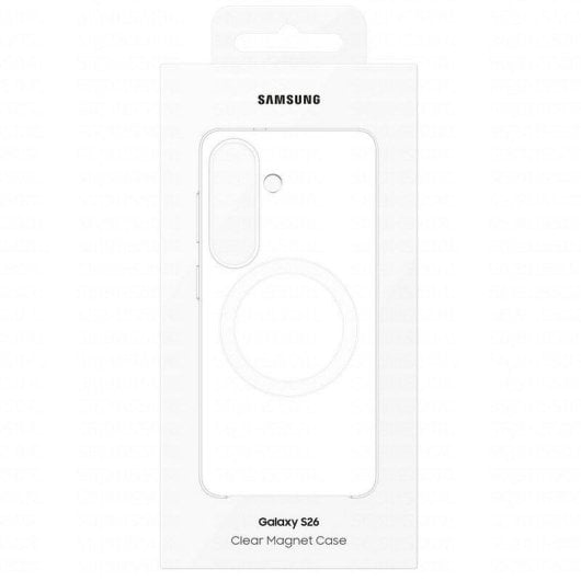 Funda per cellulare Samsung Magnetica Trasparente Plastica Antiurto per Galaxy S26