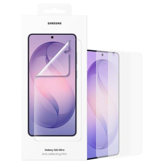 Protector de pantalla Samsung Galaxy S26 Ultra antirreflejos y antihuellas