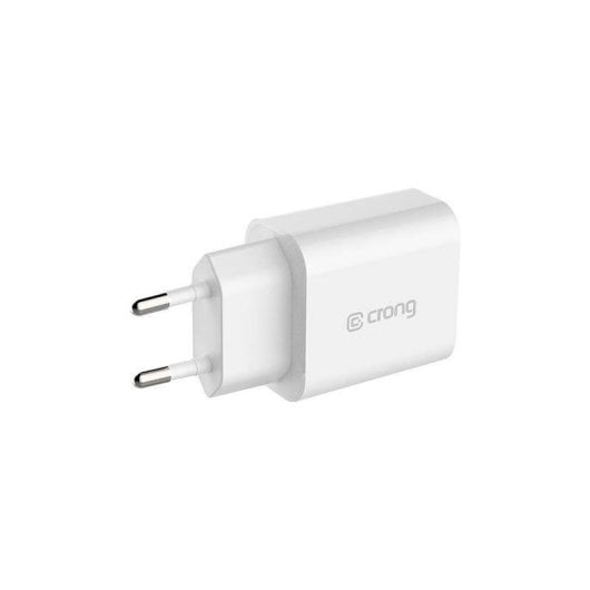 Caricatore CRONG CRG-TUSBC20-WHI USB-C 20W Power Delivery Quick Charge Bianco