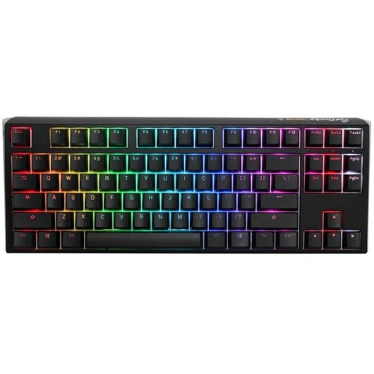 Teclado Ducky One 3 Classic TKL mecânico RGB com switches Cherry MX Black