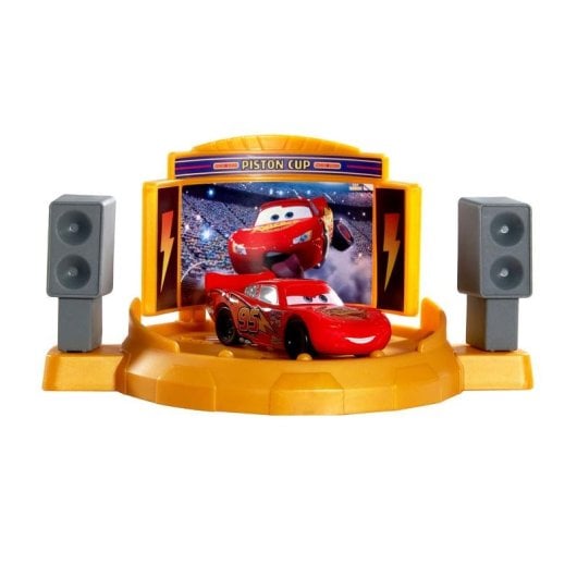 Veículo de Corrida Disney Pixar Cars JDJ02 MATTEL com Pista Multicor