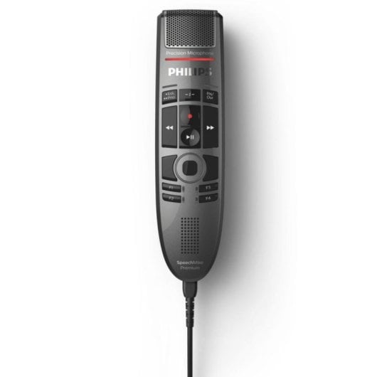 Microfone Philips SMP 3700 USB unidirecional com cabo de 2,5 m