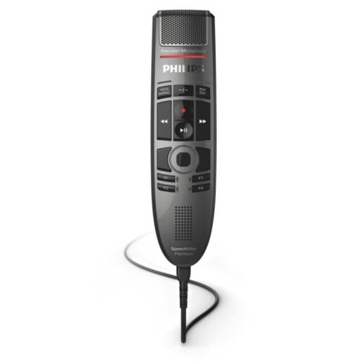 Microfone Philips SMP 3700 USB unidirecional com cabo de 2,5 m