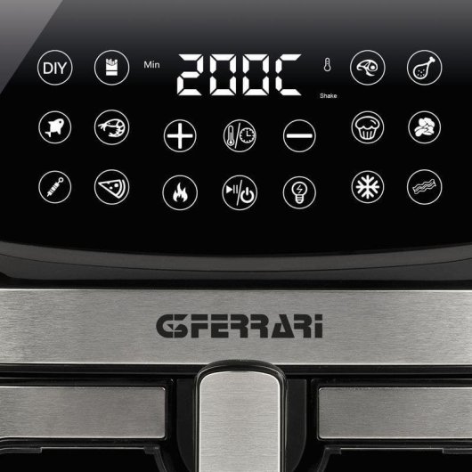 Heißluftfritteuse G3Ferrari G10215 Sichtfenster 9 L 2200 W 12 Programme mit Timer