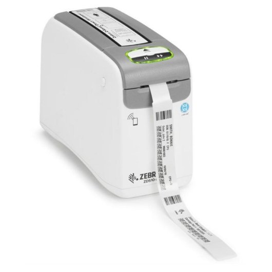 Impresora Térmica Directa Bluetooth Zebra ZD510-HC impresión de brazaletes