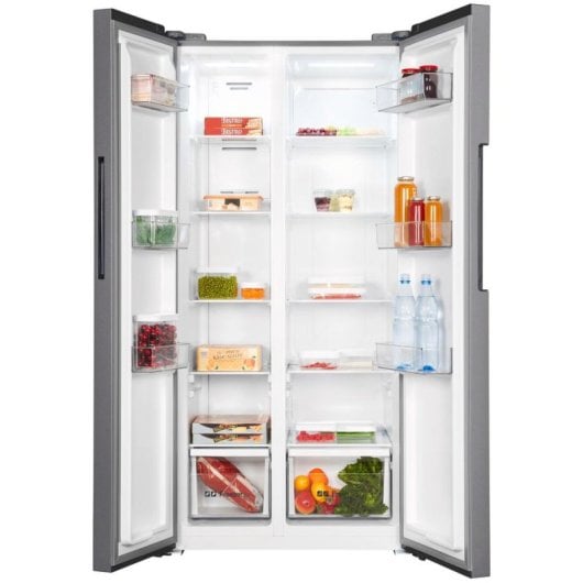 Frigorífico Americano Exquisit SBS450-360E Defrost 178 cm 444L E Antracita LED