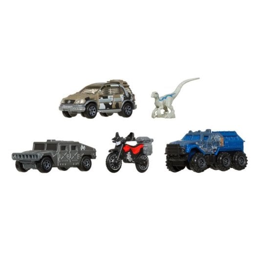 Véhicule Matchbox MATTEL Jurassic World JGL24 Set Métal 1:64 Multicolore
