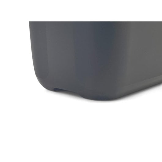 Bandeja higiénica Savic Hop In para gatos entrada superior gris y blanca